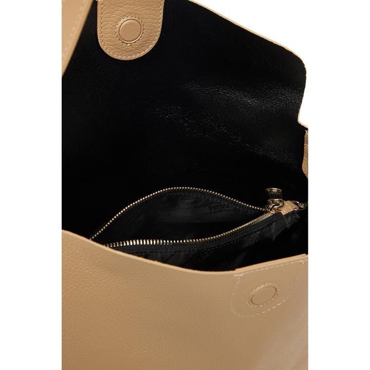 Patrizia Pepe női táska, Winter Sand modell, természetes bőr, bézs színű.