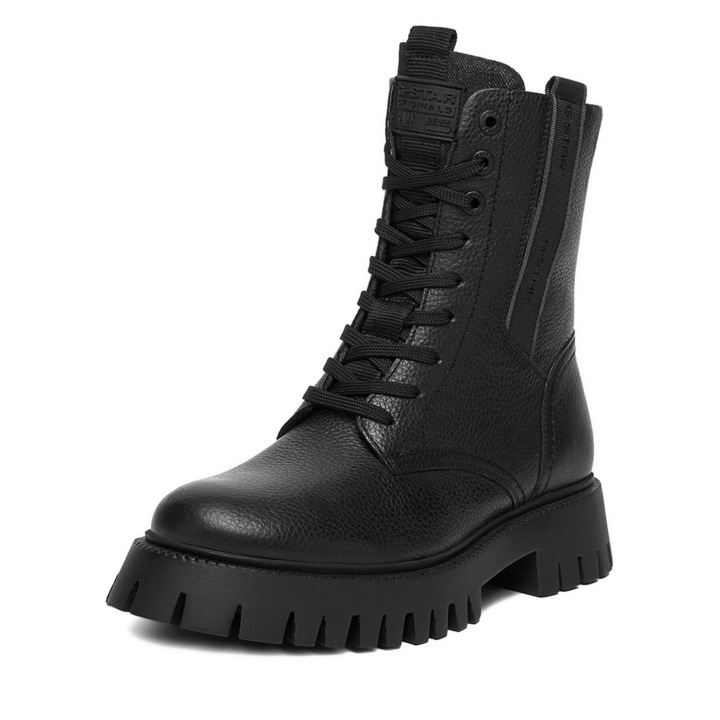 Дамски боти CEO-WI23-LADIES-02, G STAR RAW, Естествена кожа, Черни