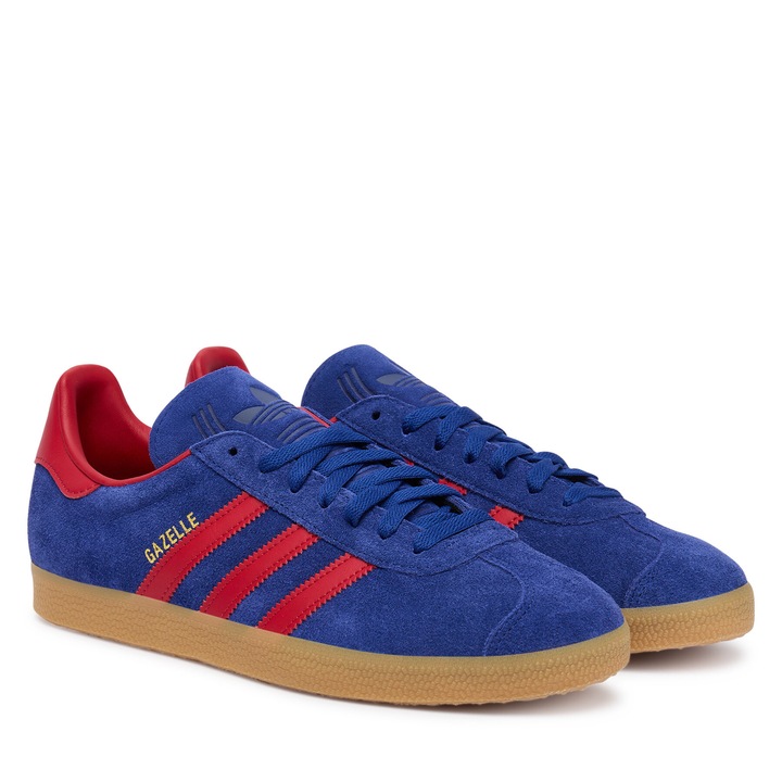 Мъжки кецове Adidas Gazelle, естествена кожа, сини
