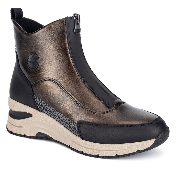 dama N9381-60, Rieker, Piele ecologica, Maro, Maro