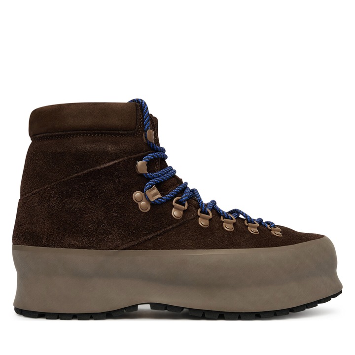 Ghete barbati Diemme Bison, piele naturala, culoare maro inchis, 40 EU