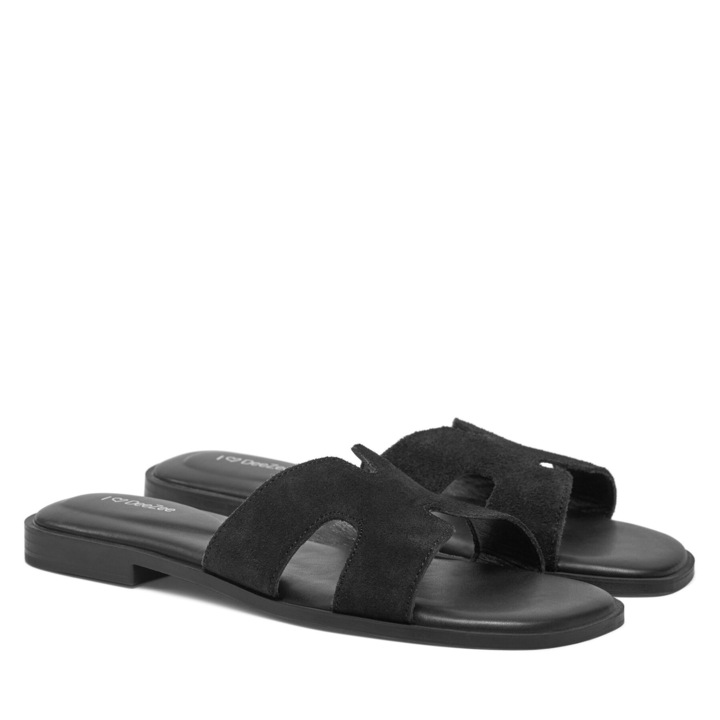 dama DeeZee, DZ-S8A, piele naturala, negru, Negru, 36