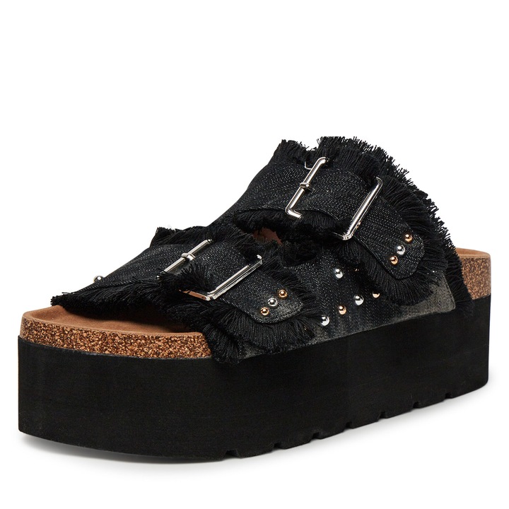 Papuci dama, Deezee, negru