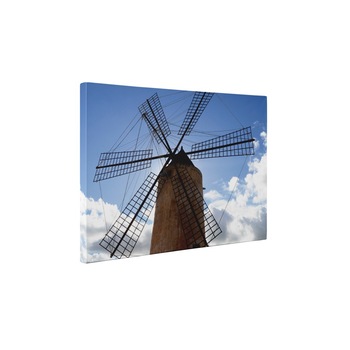 Moara de vant - Tablou Canvas - 50x65 cm Moara de vant - Tablou Canvas - 50x65 cm