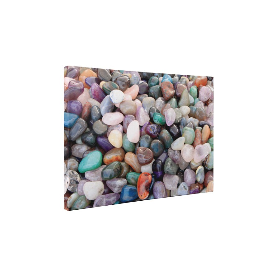 Pietre colorate - Tablou Canvas - 60x75 cm