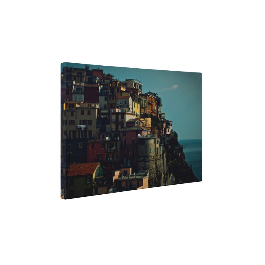 Casute la inaltime - Tablou Canvas - 75x100 cm