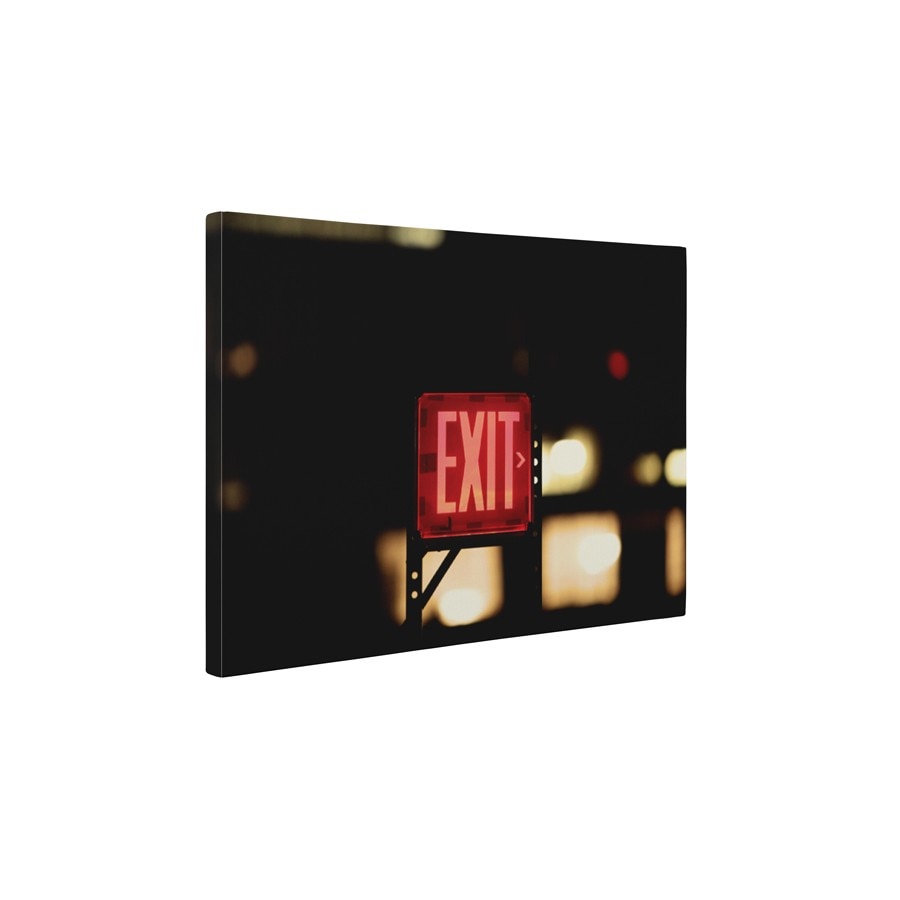 Exit - Tablou Canvas - 95x125 cm