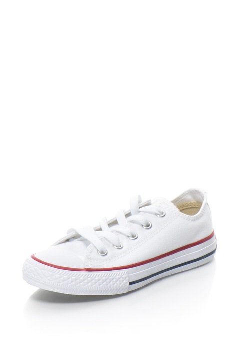 Converse, Кецове Chuck Taylor All Star с контрастни детайли, Бял, 31.5 EU