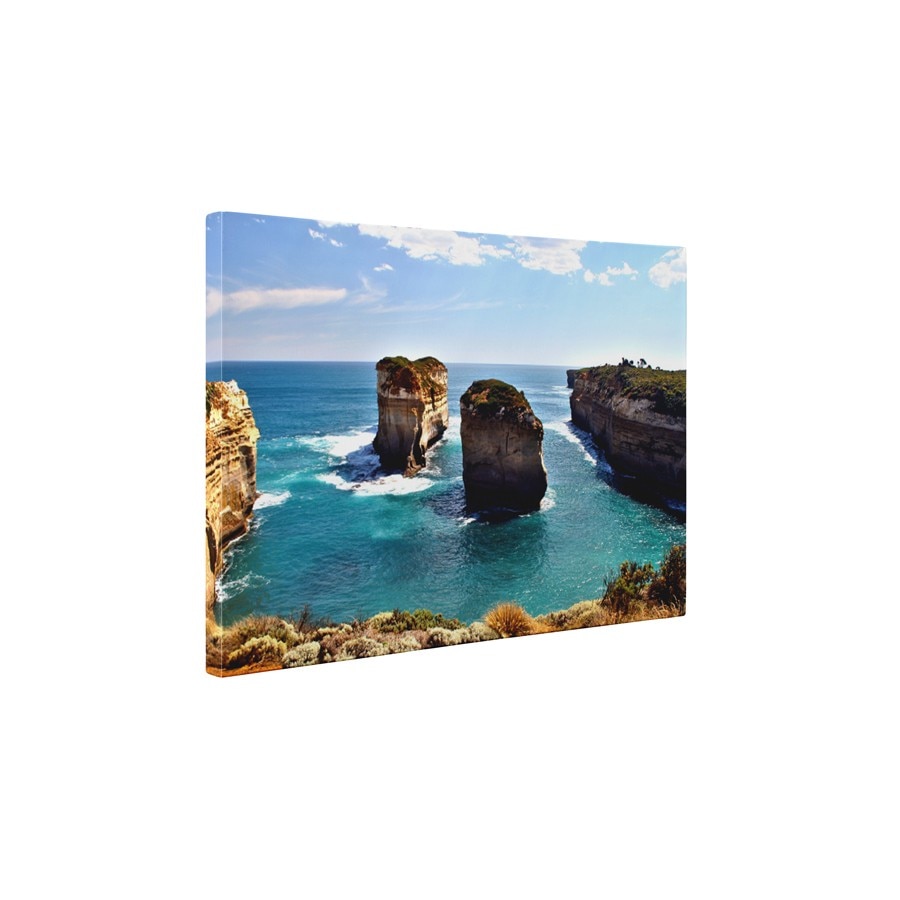 Munti pe malul marii - Tablou Canvas - 85x110 cm