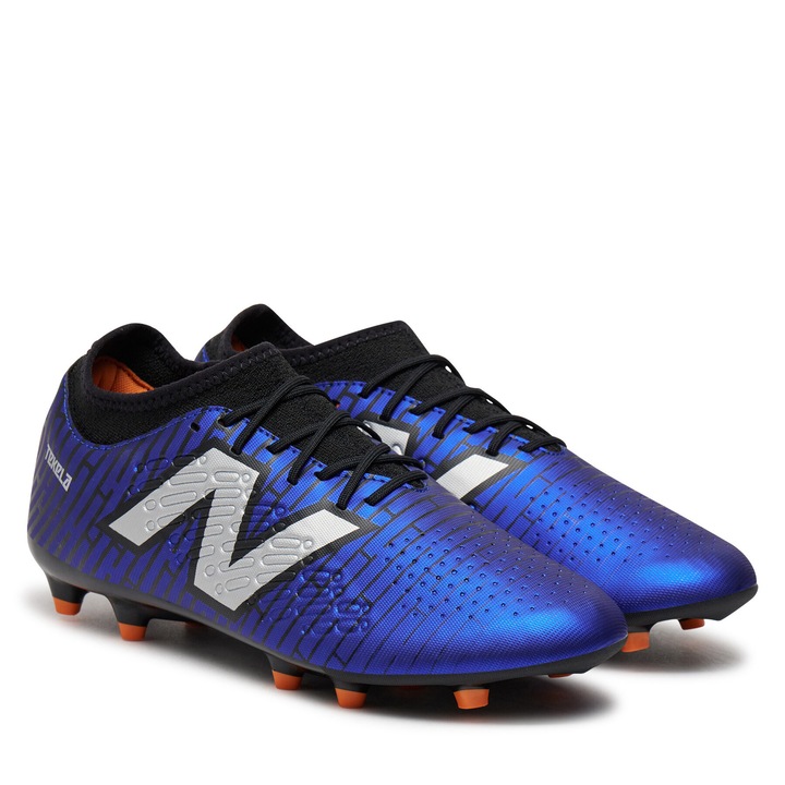 Ghete de fotbal New Balance piele ecologica, Albastru