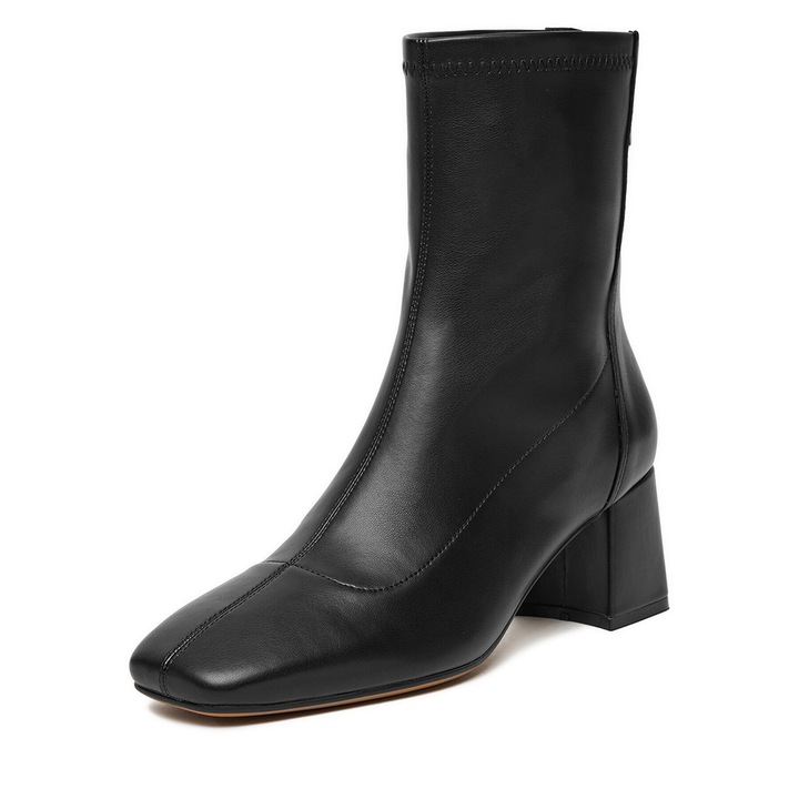 Botine dama CEO-ASALA-01, Nine West, Textil, Negru