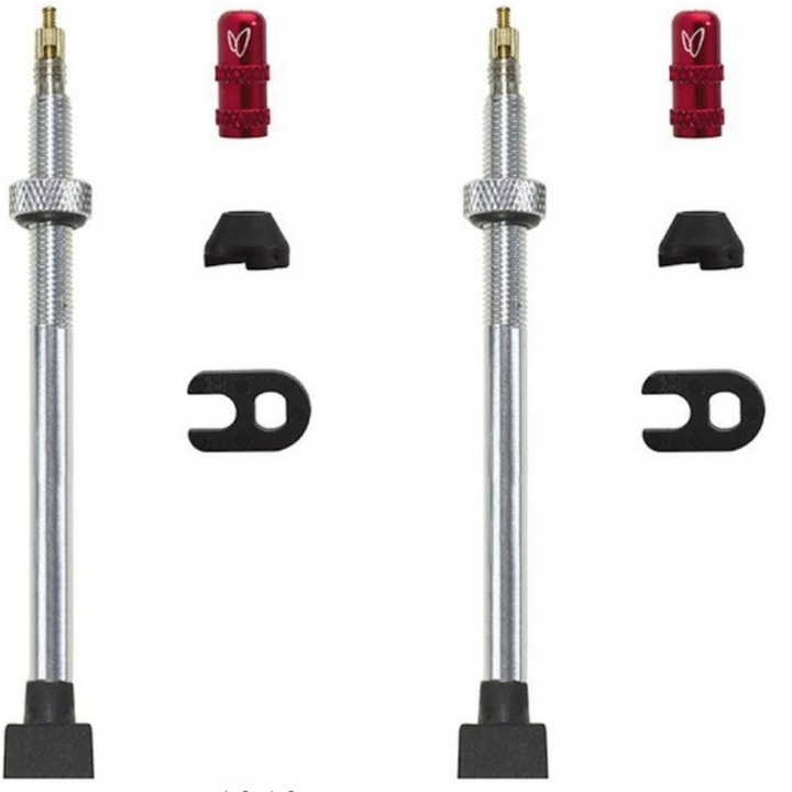Set 2 valve Effetto Mariposa, Caffelatex, 100mm, argintii, cu miez interschimbabil