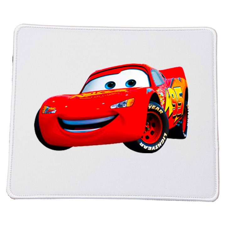 Mousepad Cars, 23x20cm, material durabil, design vibrant