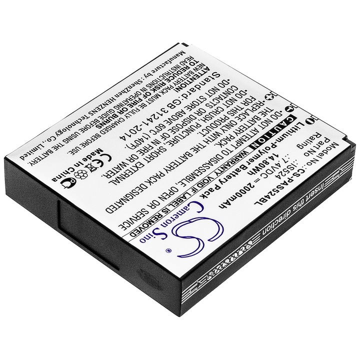 Batteria Ricaricabile Cameron Sino TECHTEK 2000mAh 7.2V Ni-MH – Per Dispositivi Compatibili, Nero - 2