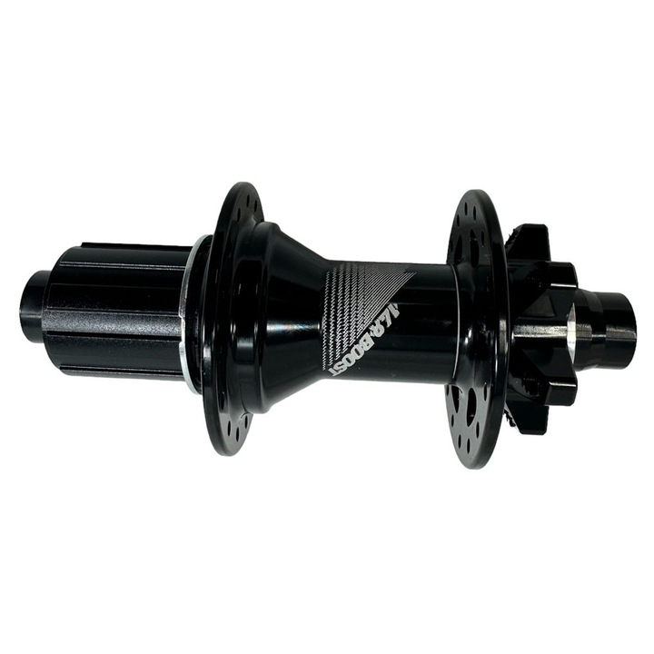Butuc roata bicicleta Fastace Lapierre Edition, 148x12 Boost, 4 rulmenti, negru, 310g