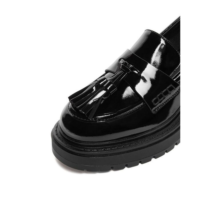 Mocasini dama, Badura, piele naturala, negru, C-AVIANA-PM014-03