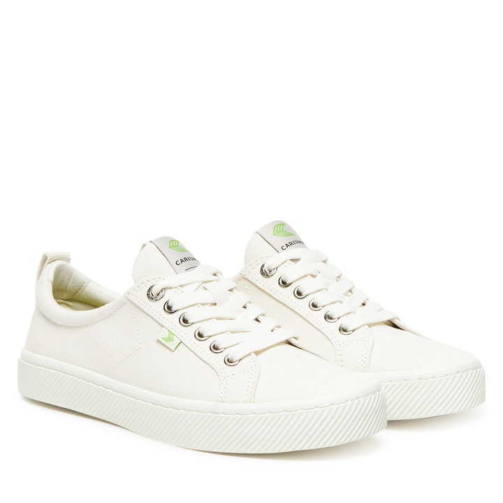 Tenisi unisex Cariuma Off White, textil, alb