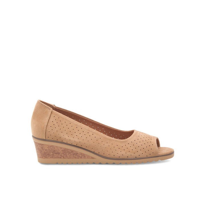Clara Barson WYL3397-4 női espadrilles, bézs, textil, 41 EU