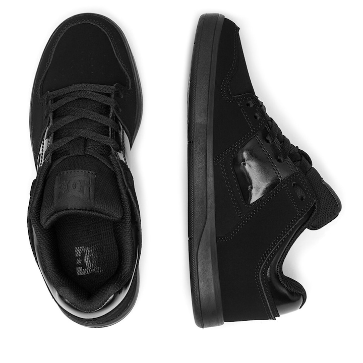 Pantofi sport dama, DC Shoes, sneakers, piele naturala, negru, 38 EU
