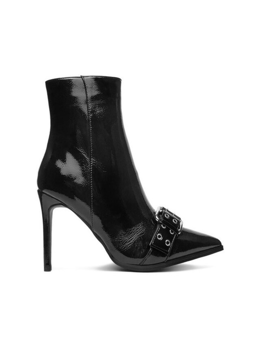 Botine dama DeeZee 1500-1, negre, material sintetic