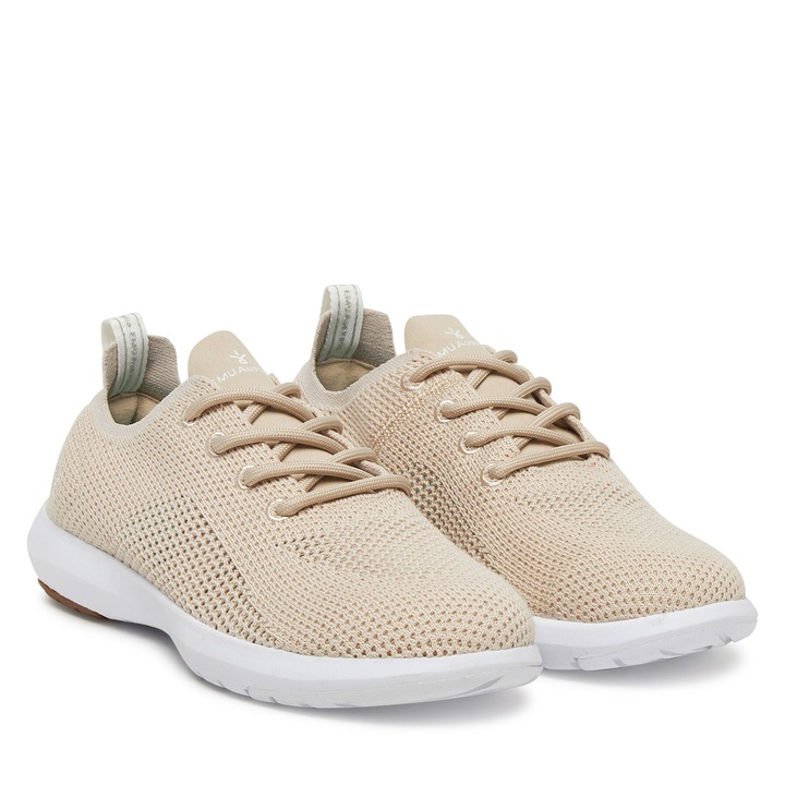 Női tornacipő, Emu Australia, textil anyag, bézs