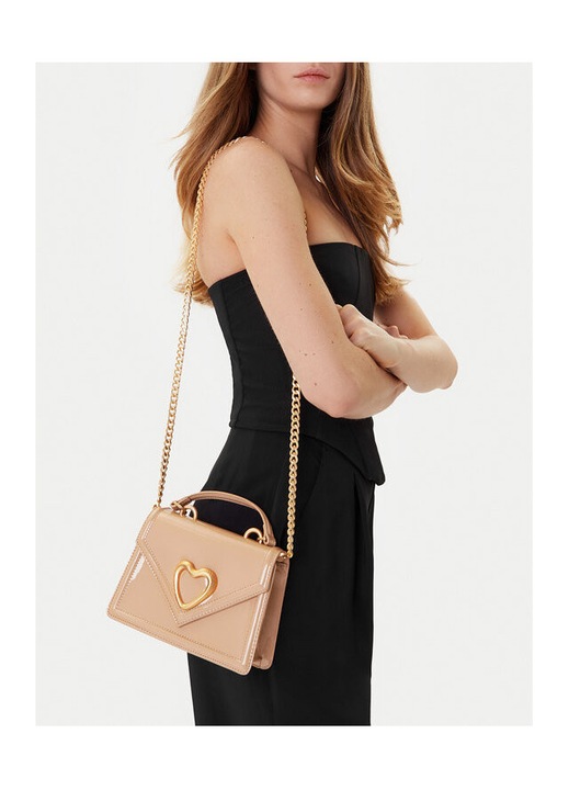 Női táska Eva Minge, modell EO-ALORA-KY162-1, bézs, textil anyag