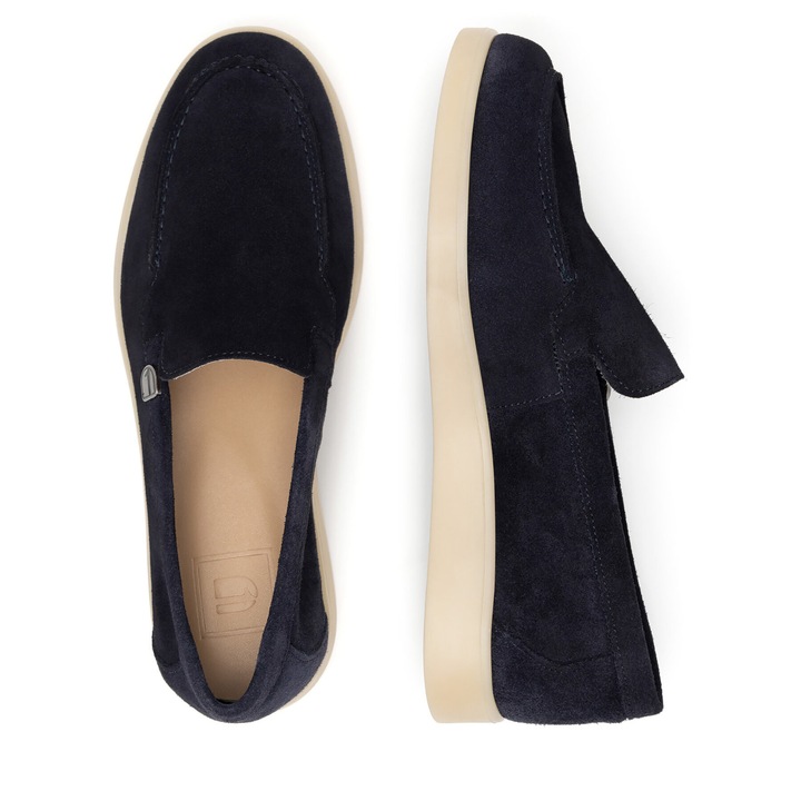 Дамски мокасини, G Star Raw, GILI-118908, естествена кожа, тъмносини