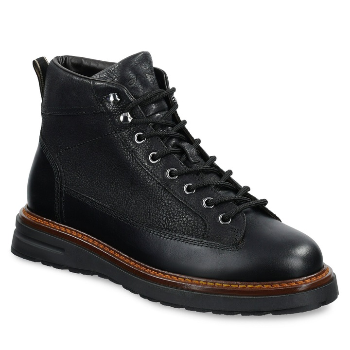 Ghete Gant piele naturala, Negru