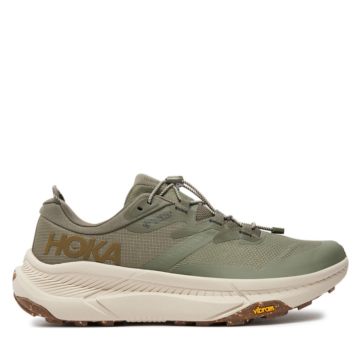 Pantofi sport barbati Hoka, Slate/Oat Milk, pentru alergare, verde, textil