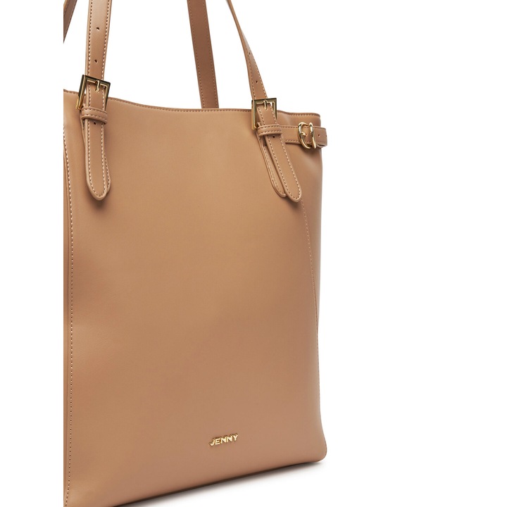 Jenny női táska, C-JNY-M-020-08 modell, bézs, textil anyag