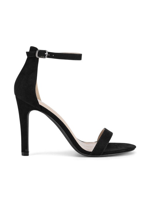 Sandale dama, JENNY, model SS13814, negru, cu toc, 40 EU