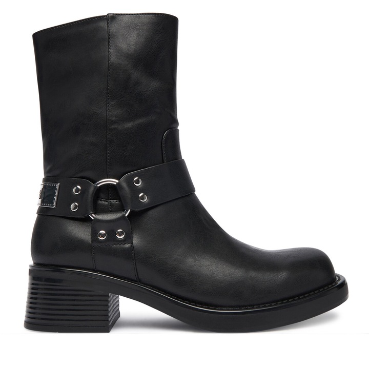 Botine dama 899 79RA3S91 ZSD61, JUST CAVALLI, Piele ecologica, Negru