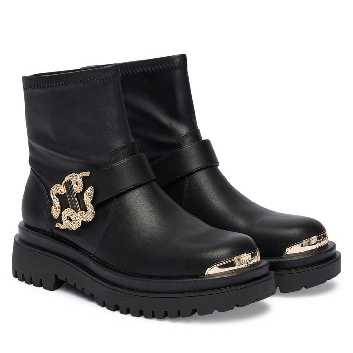 Botine dama JUSTI CAVALLI, Negru