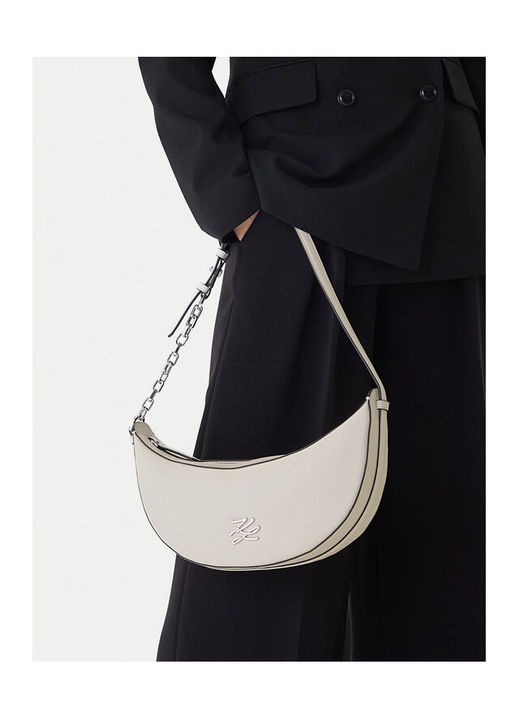 Karl Lagerfeld Off White 110 női táska, természetes bőr, 110 B1W30236