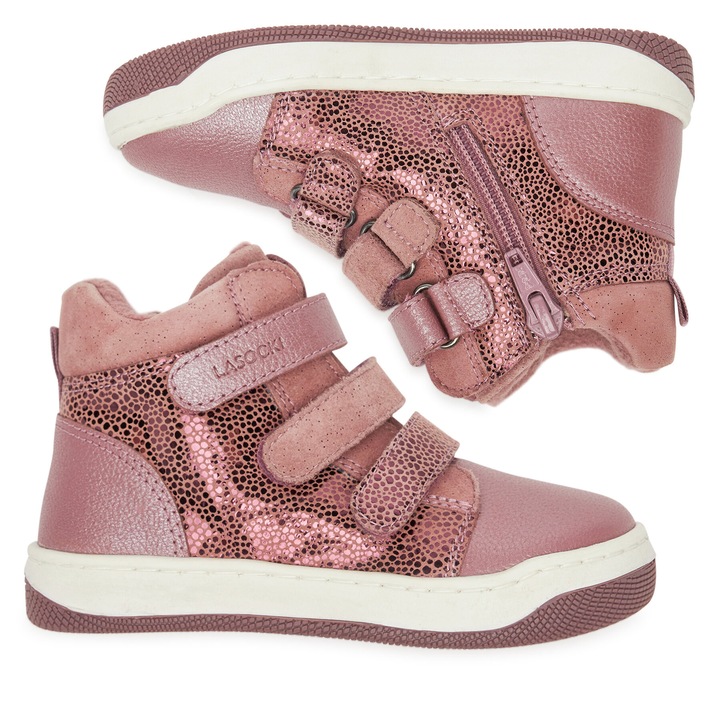 Ghete sport fete, Lasocki Kids, piele naturala, violet