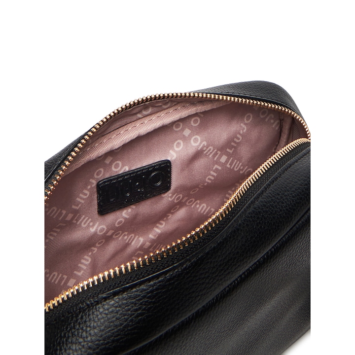Geanta dama Liu Jo Nero 22222, ecologica, neagra, model S, pentru camera