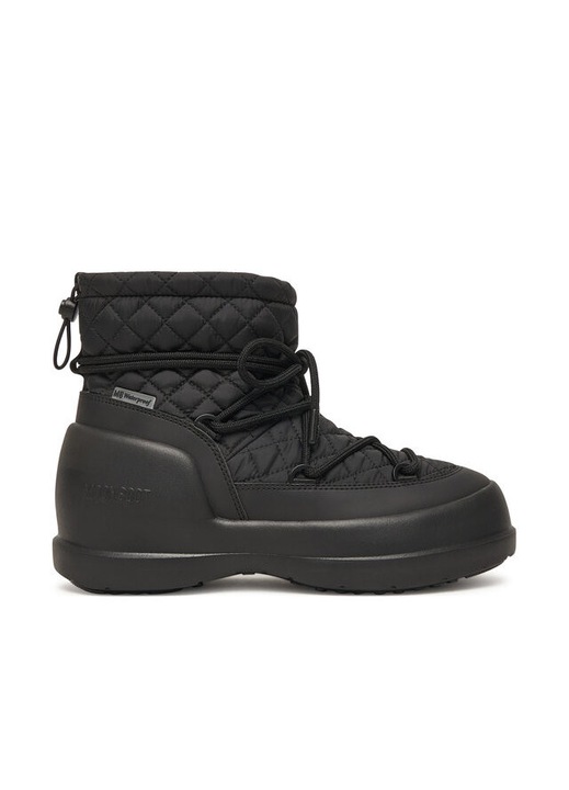 dama Moon Boot, Mb Mezzaluna Quilted, negru, textil, Negru, 35