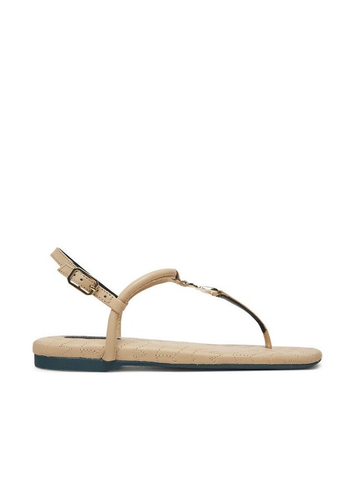 Női szandál, Patrizia Pepe, Ocean Sand B732, természetes bőr, bézs, 40 EU