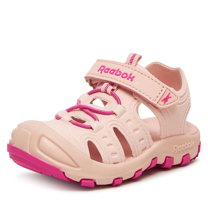 Детски сандали Reebok, розов, текстил