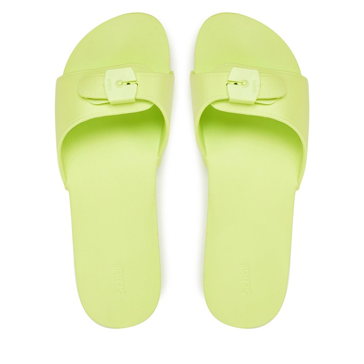 Slapi dama Scholl, model Pescura, verde