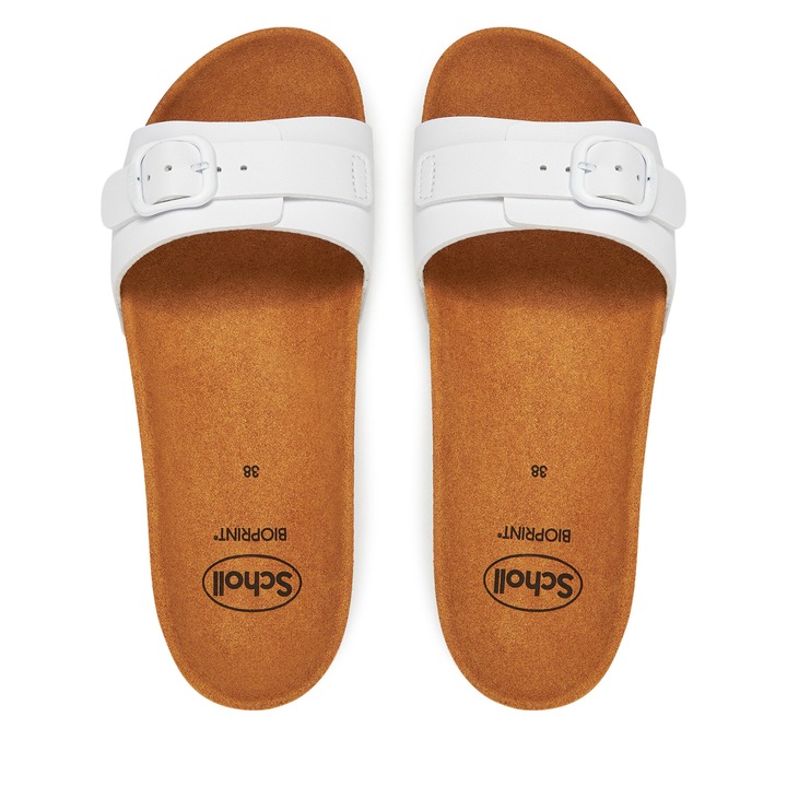 Slapi Scholl dama, Ginni Wide, alb