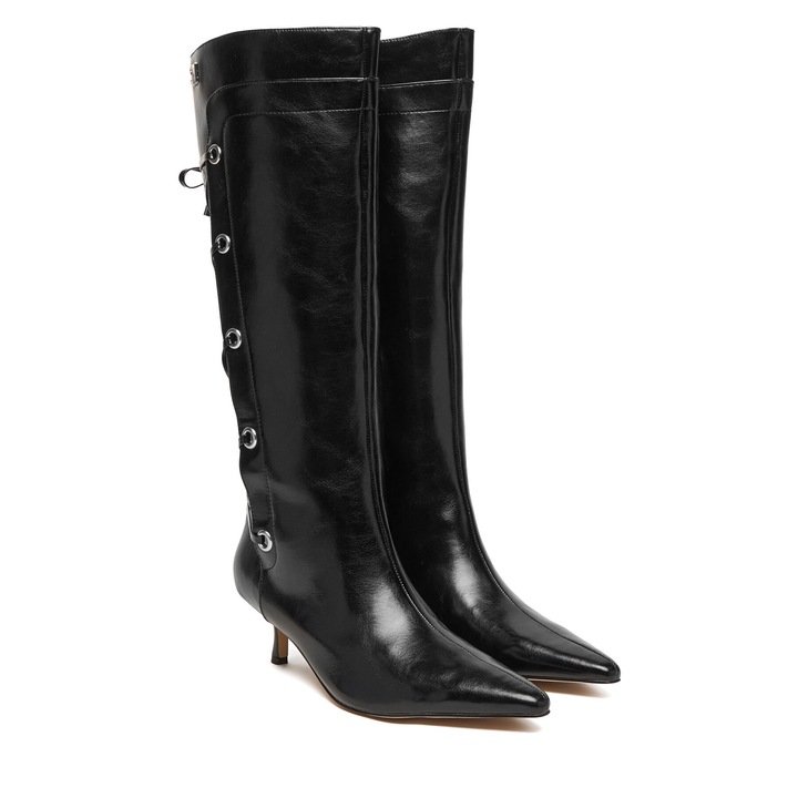 Дамски ботуши Steve Madden от естествена кожа, Кафяв