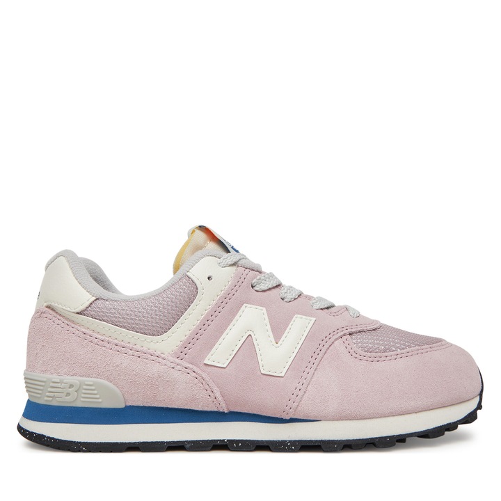 Унисекс маратонки New Balance, модел GC574VPK, естествена кожа, розови, Розово, 37