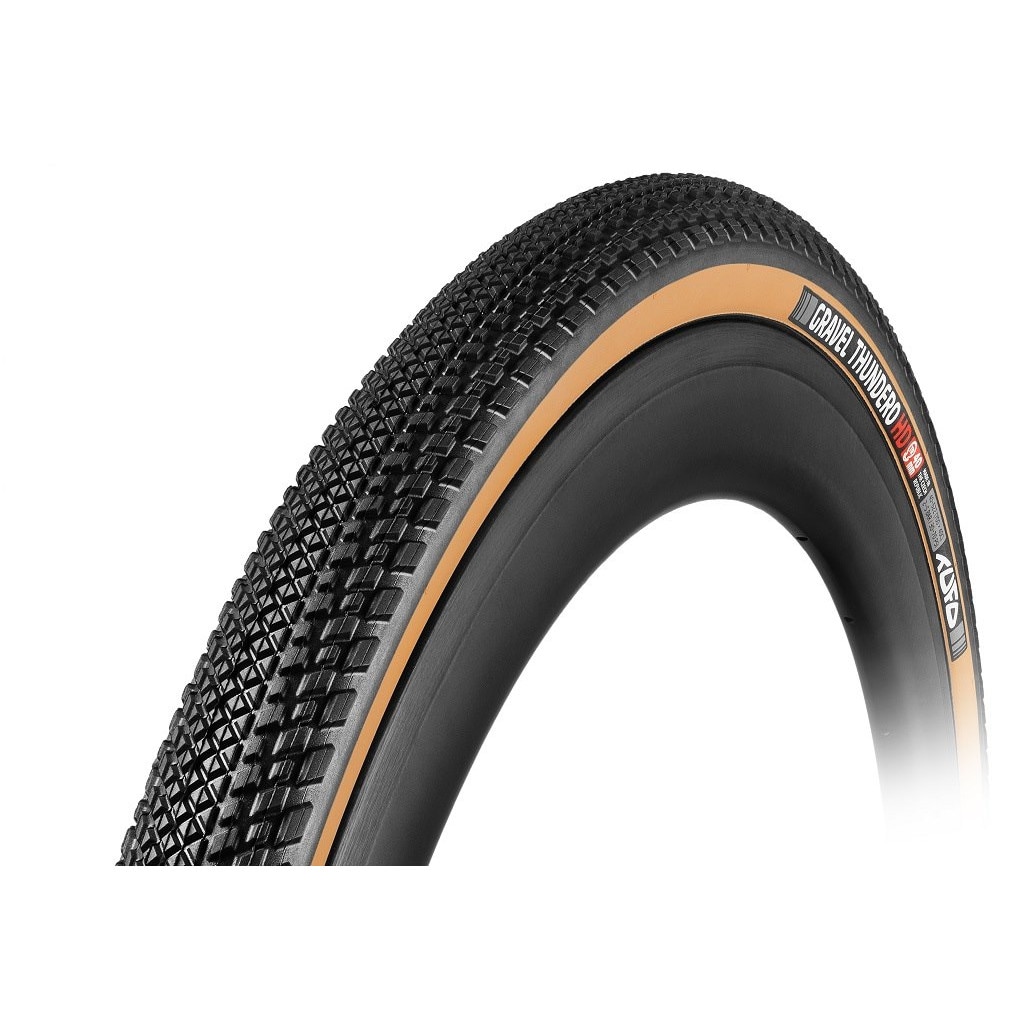 Külső gumi Tufo Gravel Thundero HD TR 40-622, 700x40C, fekete-bézs