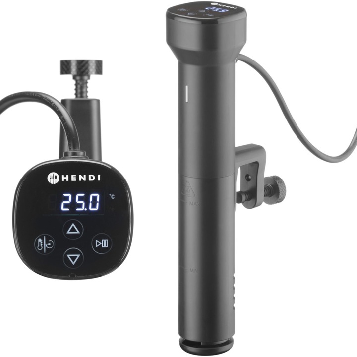 Cyrculator submersibil Hendi, 30L, 1200W, 5-90°C, digital
