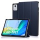 Etui pentru tableta Alogy Book Cover Case, set cu sticla si stylus, albastru, pentru Lenovo Tab K11 / K11E 11" si M11 10.95"