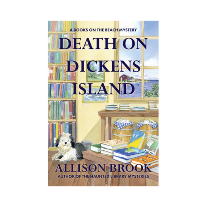Death On Dickens Island: A Books On The Beach Mystery - Allison Brook
