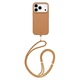 Etui pentru telefon, UNIQ Coehl Mirelle, compatibil cu iPhone 17 Pro, culoare brown, material ecologic, TPU, PC, include smochina.