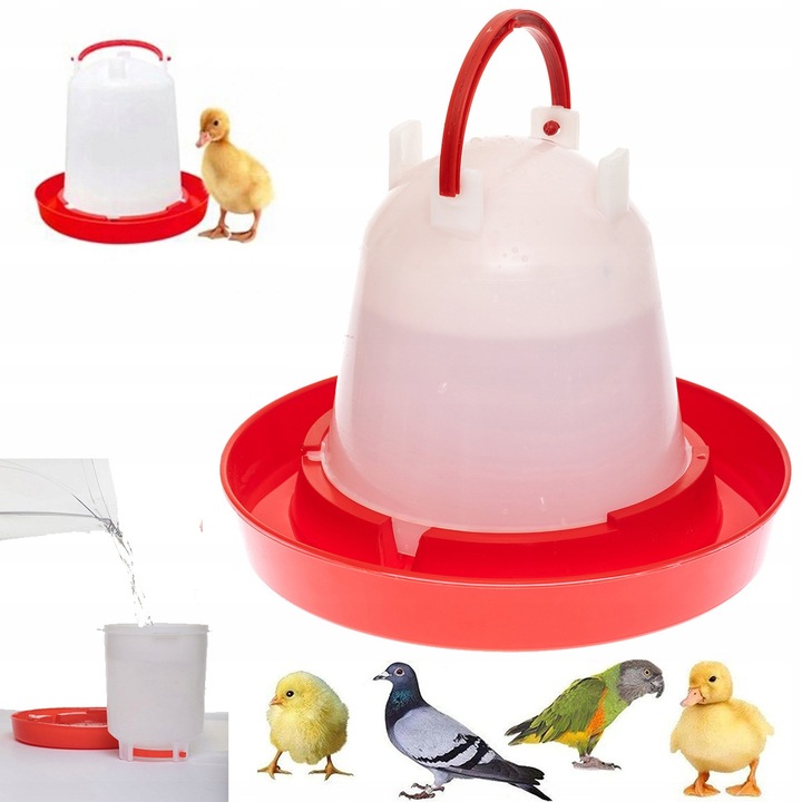 Хранилка за инкубатор, люпилня, 3L, прозрачна, 24x18cm