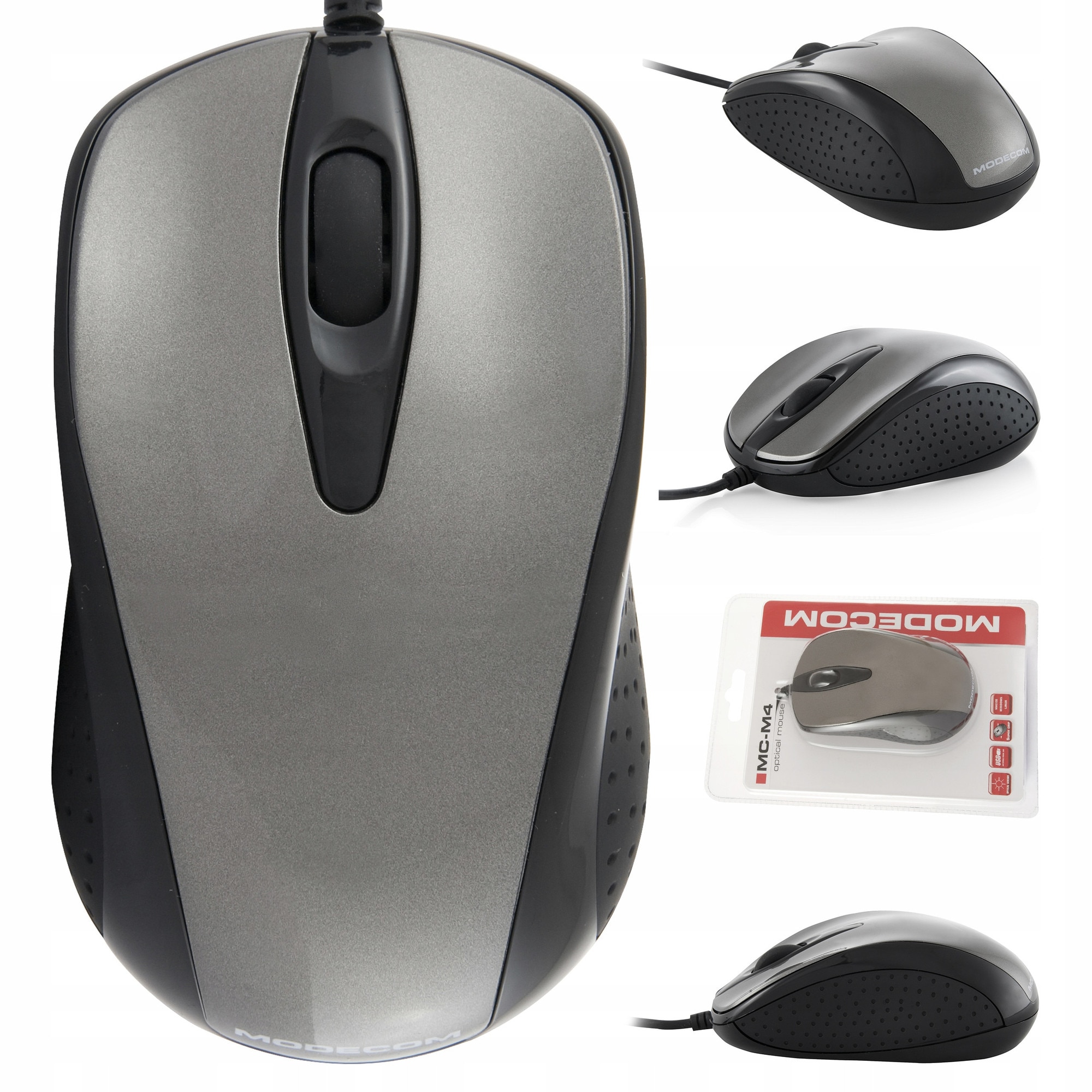 Mouse Optic USB, Cablu 1.5m, 1200 DPI, 2 Butoane, MC-M4 - eMAG.ro